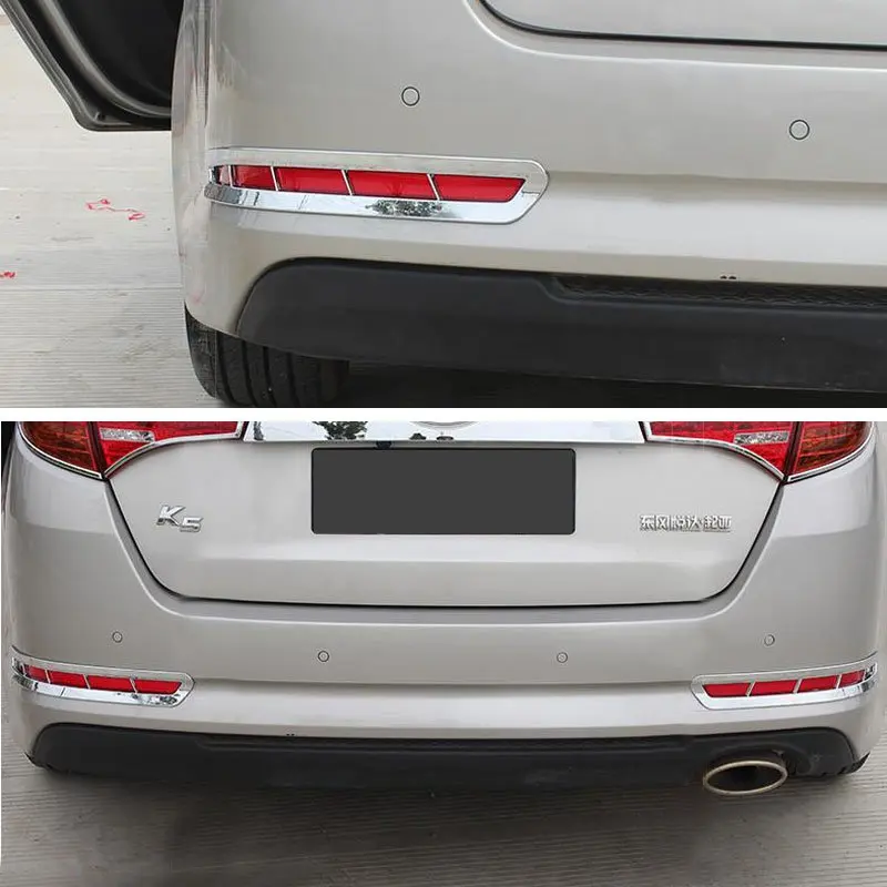 2 шт. зеркало хром задний бампер противотуманная фара крышка рамка Накладка для Kia