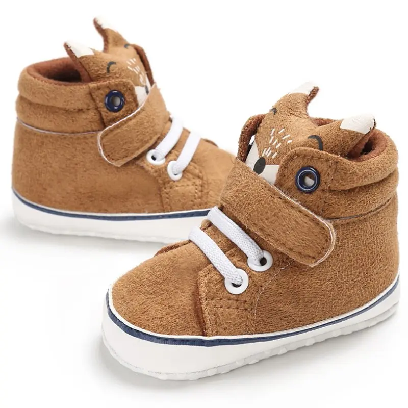 0-18 м Детские кроссовки милый мультфильм лиса Neonata Scarpe малыш Chaussure семья мальчик детские пинетки обуви для малышей Девочка детская обувь