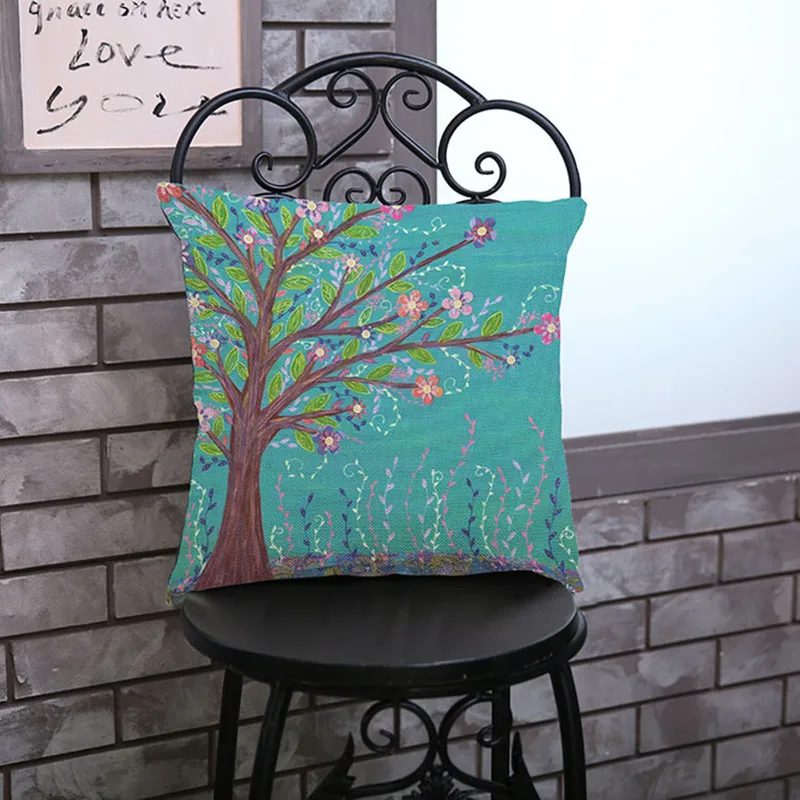 Life Tree цветные декоративные подушки украшения для дома автомобиля дивана