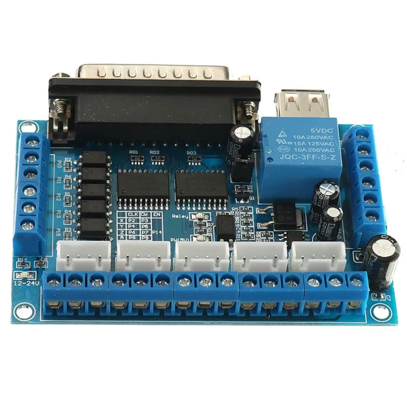 USB 5 осевой интерфейс с ЧПУ для управления шаговым двигателем MACH3 плата