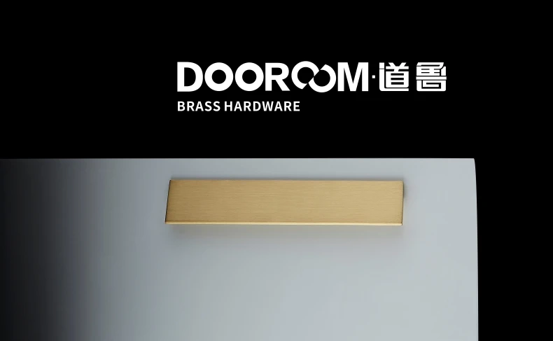 Dooroom латунные ручки мебели и шкафа комод для шкафов, ящиков коробка для обуви кухонные ручки современные черные Золотые Бронзовые тяги