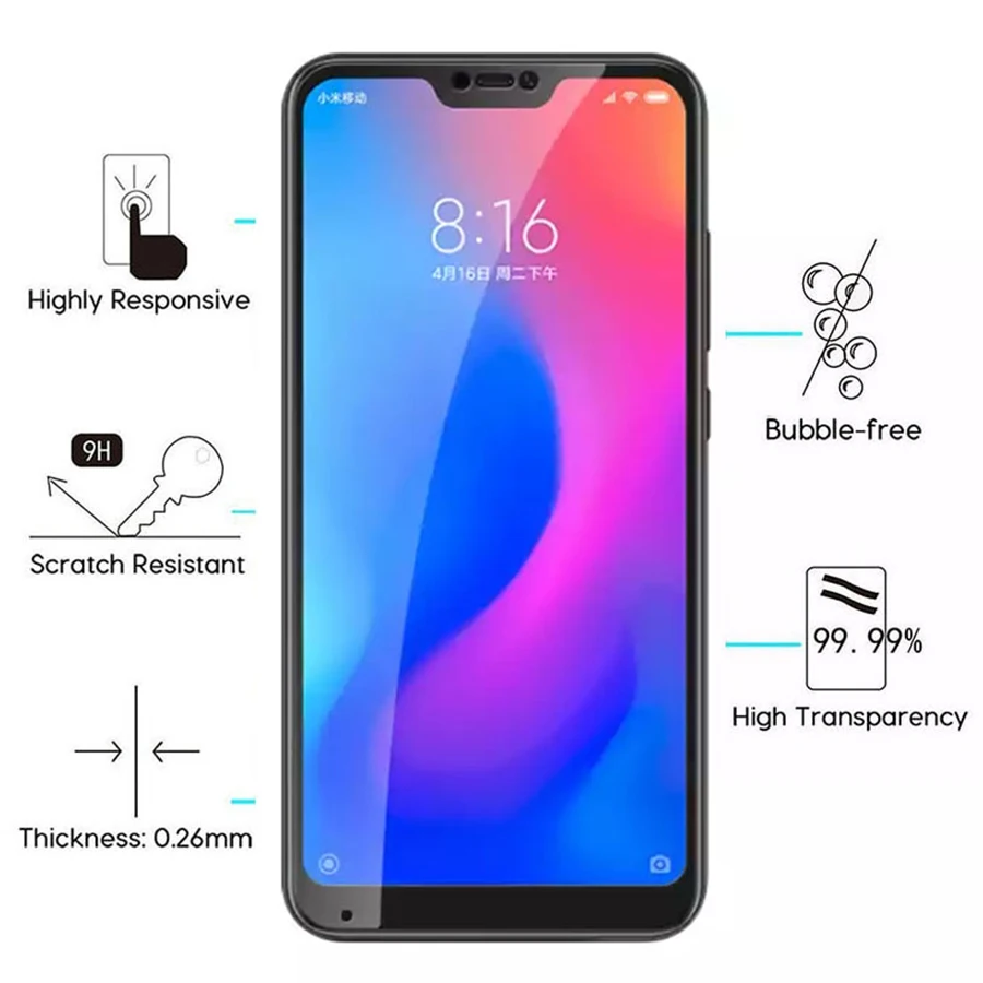 Защитное стекло для mi 6 pro Pro A2 Lite Ksio 6pro Mi 2a 2 A 9h | Мобильные телефоны и аксессуары