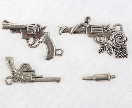 Смешанные животные сердце мотоциклетный пистолет наручники искусственная