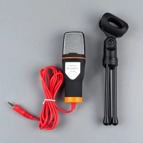 Профессиональный конденсаторный Студийный микрофон для подкастов ПК ноутбука