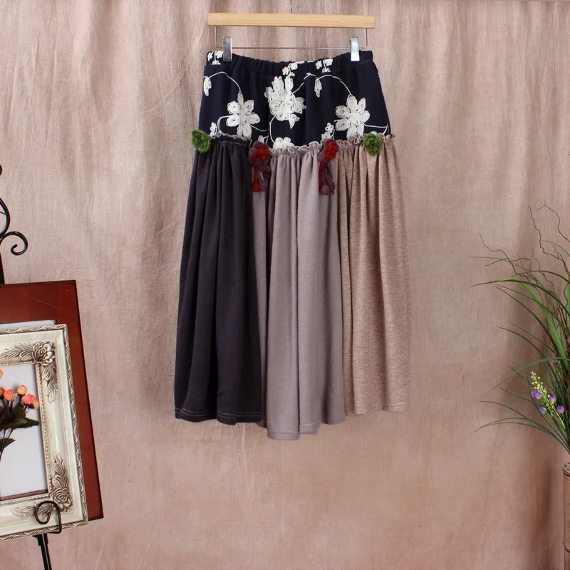 Saia De Renda/винтажная шифоновая юбка в стиле хиппи для взрослых из шифона