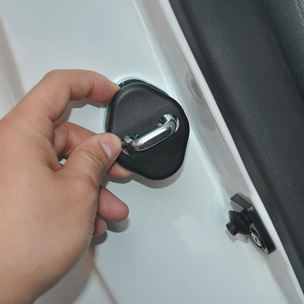 Автомобильная отделка дверного замка Защитная крышка для KIA RIO K2 Soul/Hyundai Solaris Verna