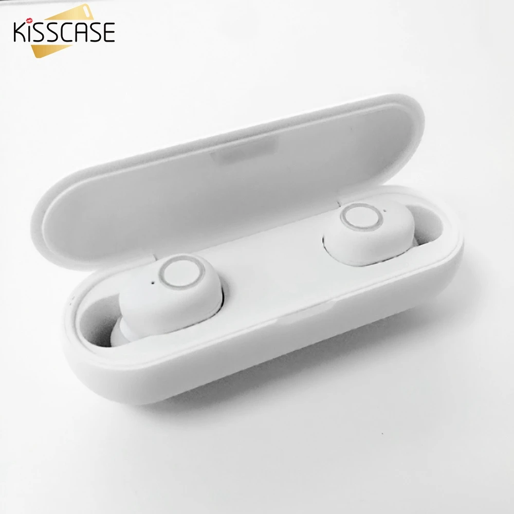 KISSCASE V5.0 беспроводные Bluetooth наушники для телефона IPX4 водонепроницаемые