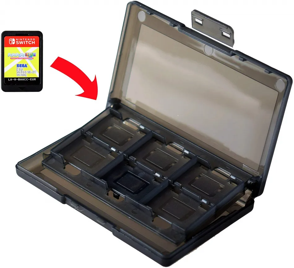 Чехол для переключателя карты памяти игровая карта Micro SD Box 24 в 1 хранение