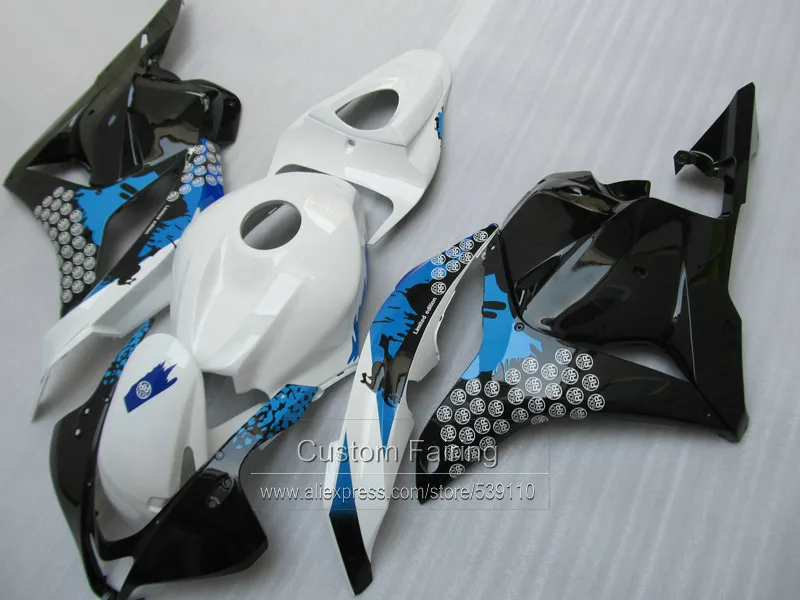 Комплект обтекателей из АБС пластика для HONDA CBR600RR 2009 2011 2012 синие белые черные