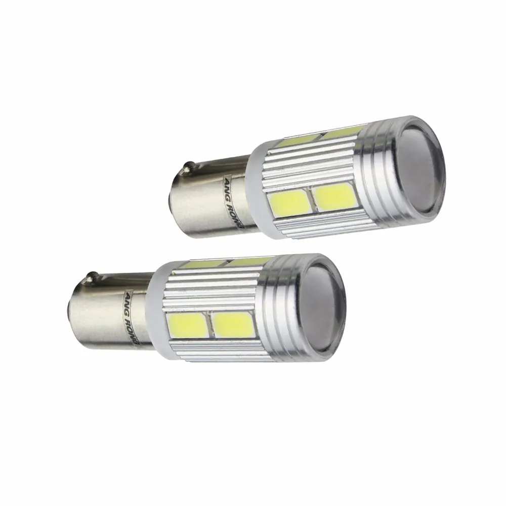 Светодиодный фонарь ANGRONG 10x BAX9s H6W 10 SMD 433 434 стояночный боковой светильник белый