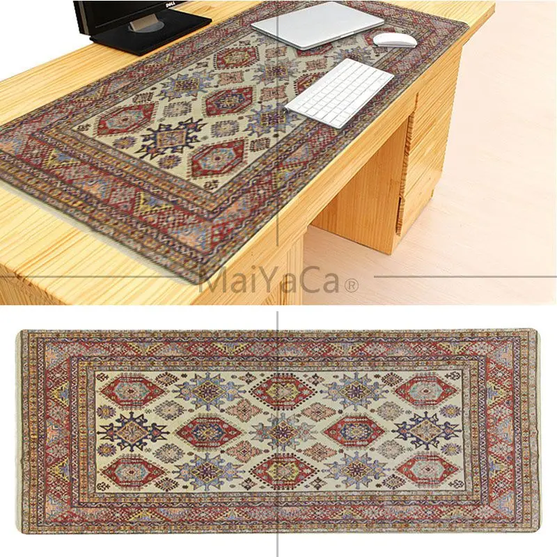 LockEdge 30X90cm MaiYaCa Простой дизайн простой персидский планшет, коврик для мышки геймера, игровые коврики, коврик для клавиатуры, Настольный коврик, компьютерный игровой планшет, игровой коврик - Цвет: LockEdge 30X90cm