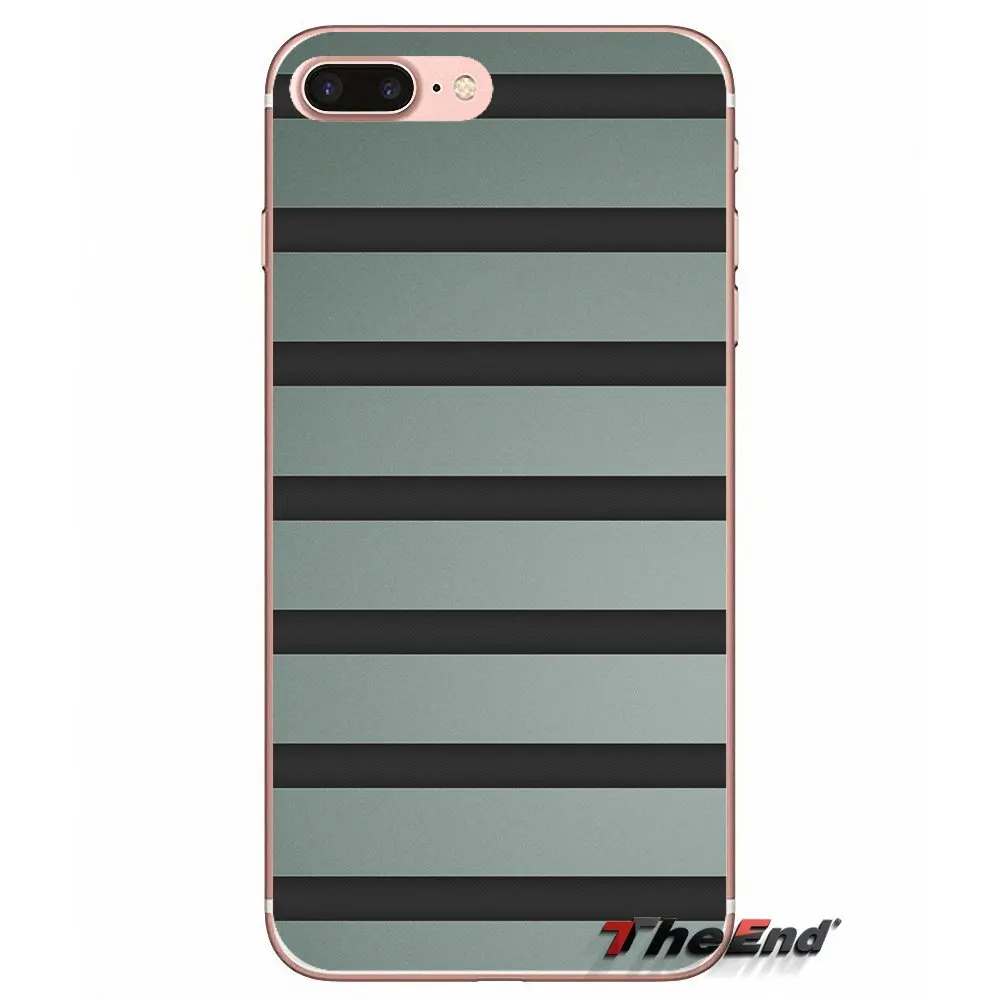 For Huawei Honor 7X V10 6C V9 6A Play 9 Mate 10 Pro Y7 Y5 P8 P10 Lite Plus GR5 2017 Mobile Phone Covers Textures Black Line Dark | Мобильные