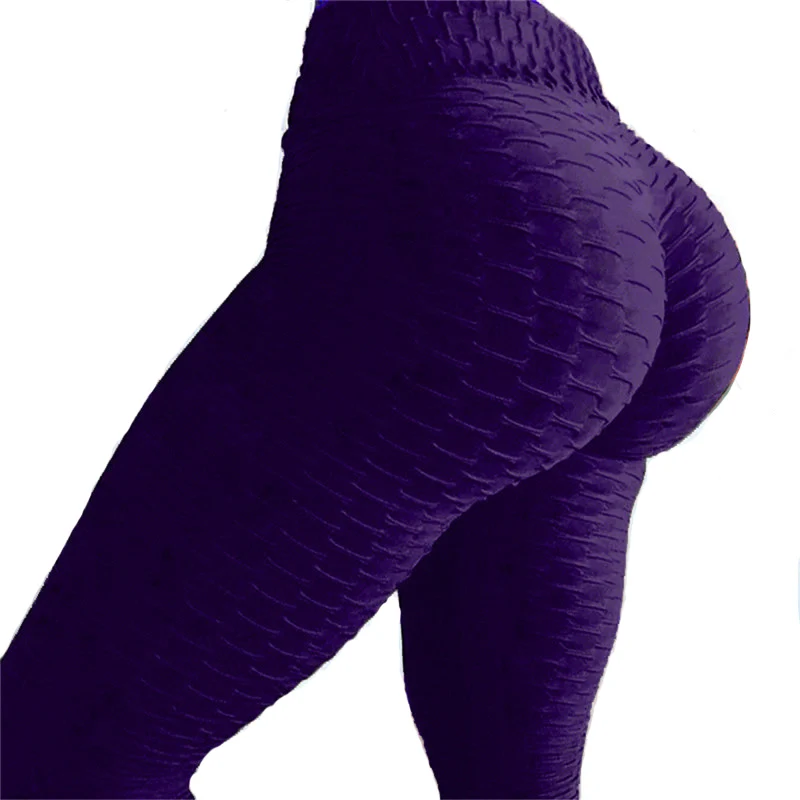 Женские цветные леггинсы пуш-ап, сексуальные леггинсы для фитнеса, спортивные эластичные обтягивающие штаны с высокой талией для бега, 2019 от AliExpress WW