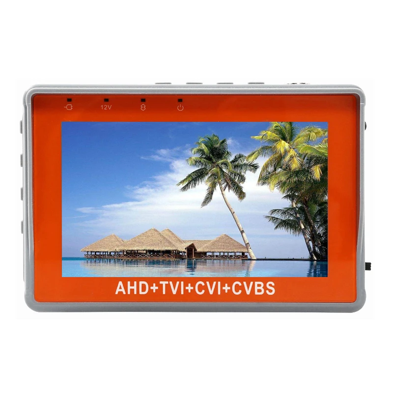 4 3 дюймовый тестер системы скрытого видеонаблюдения 1080 P AHD CVI TVI аналоговая CVBS для