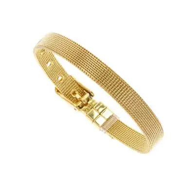 gold color 10 шт./партия, 8x210 мм, розовое золото, черный, серебристый цвет, браслет из нержавеющей стали, подходит для 8 мм, diy, скользящие буквы, Подвески - Окраска металла: gold color