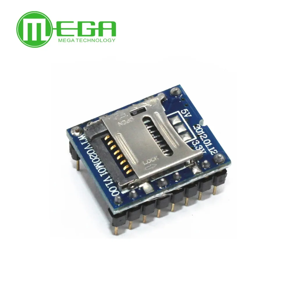 10 шт. встроенная SD-карта MP3 звуковой модуль голосовой для PIC Arduino 2560 UNO R3 |
