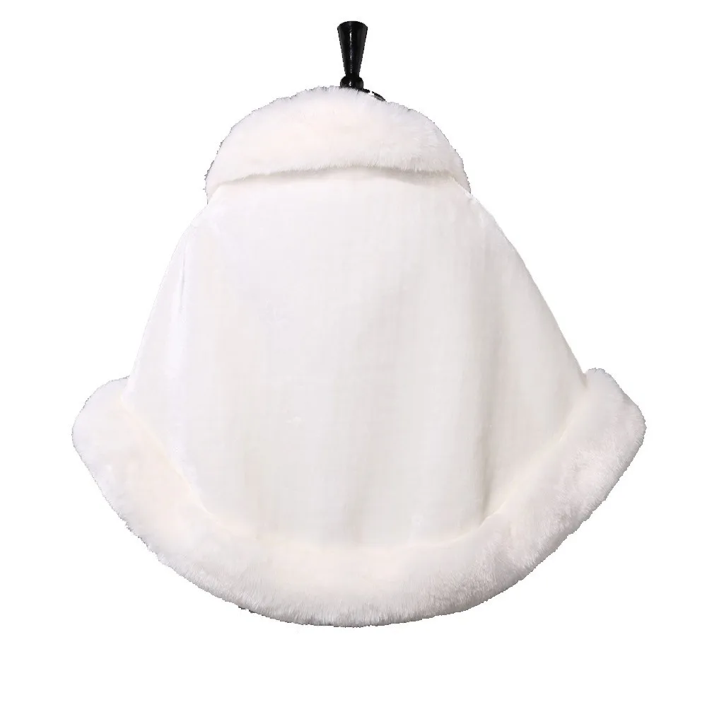 Свадебные палантины зимний искусственный меховой палантин зимнее пальто для