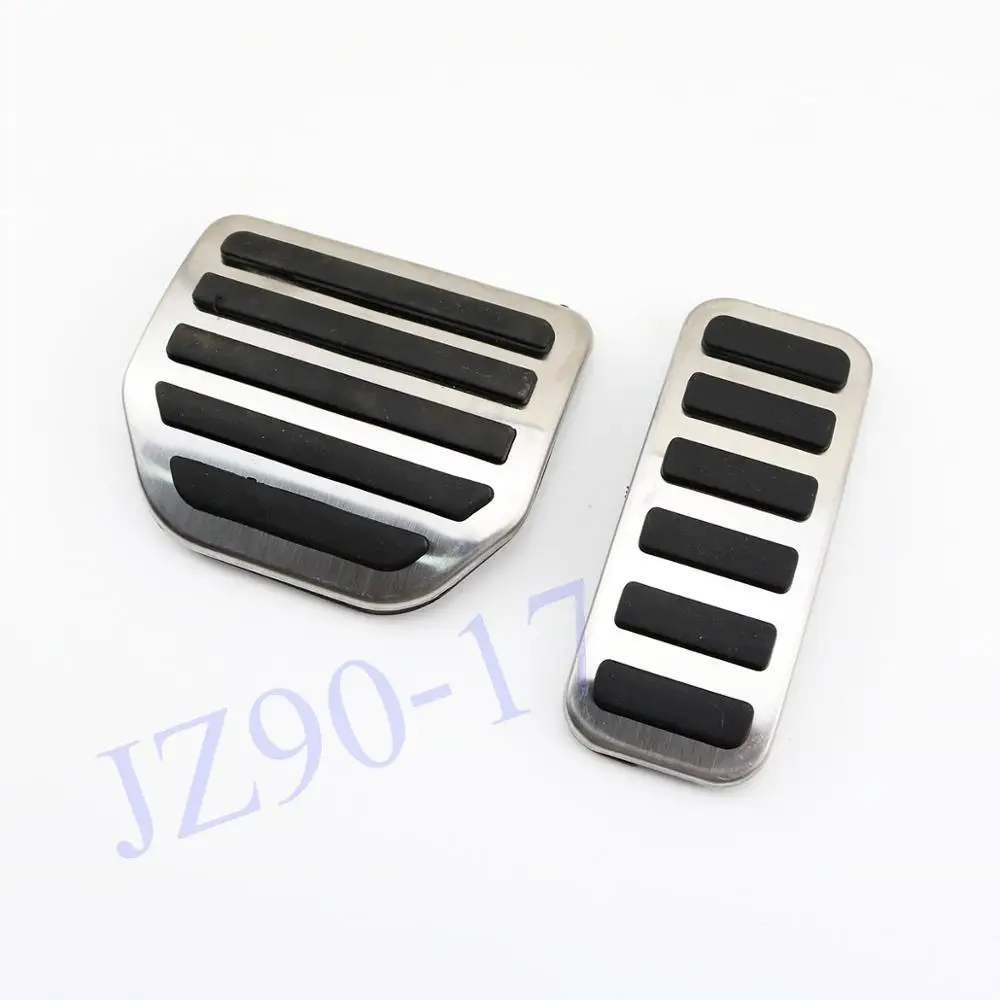2pcs for AT Противоскользящая колодка, акселератор, тормоз на педали, педаль для ног, подходит для Range Rove Sport Discovery 3 4 LR3/LR4 2005 - Название цвета: 2pcs for AT