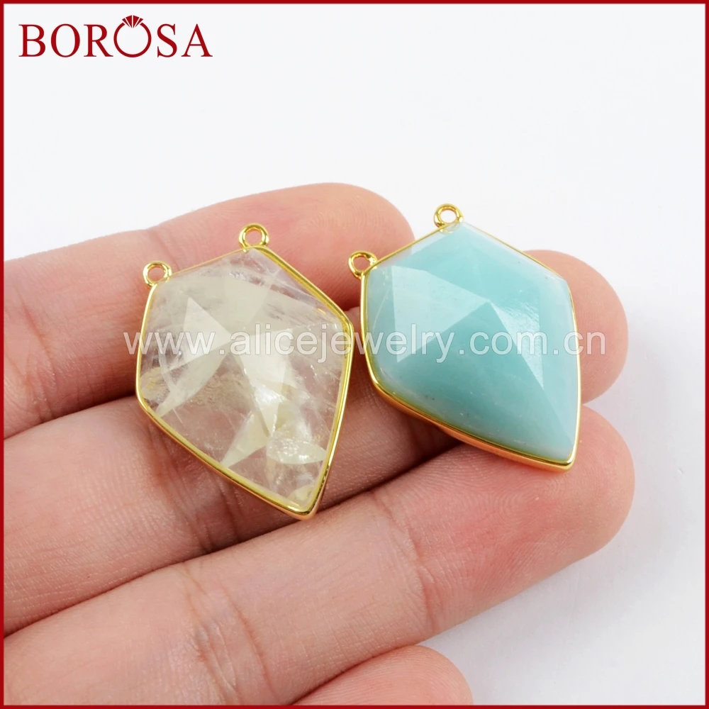 BOROSA 5 шт. пентагональный Многофункциональный Гранёные камни Соединитель с друзой