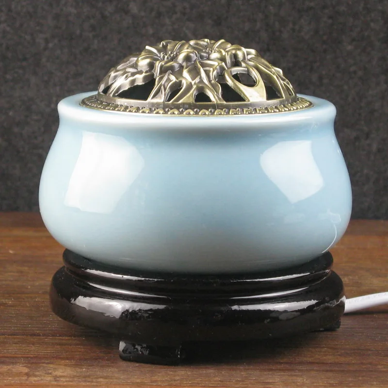 Электронный Термостат печь керамическая горелка для благовоний масляная пробка