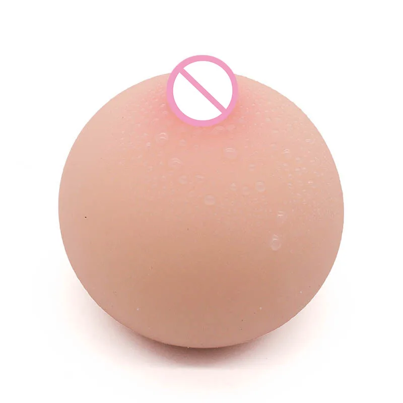 1pc Fake Breast Big Boob Masturbator Realistic Soft Rubber Plastic Mi Ball Male For Men 2 Size Available | Красота и здоровье