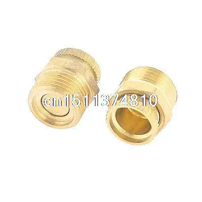 

2 шт., воздушный компрессор 16 мм, наружный диаметр резьбы, сливной клапан, латунный тон