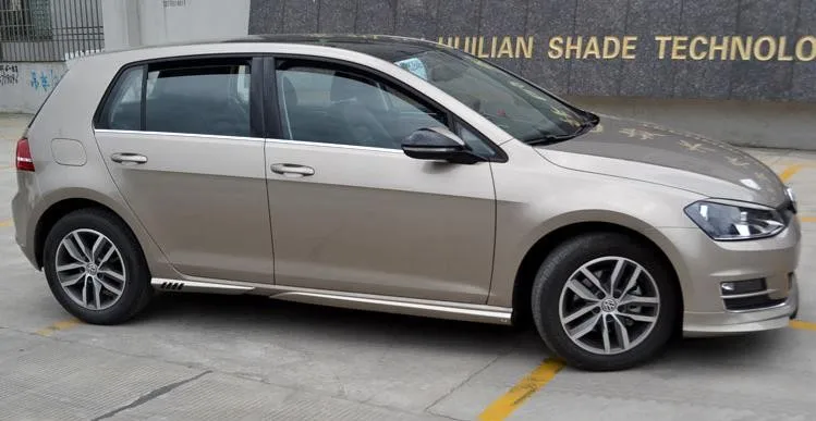ABT грунтовка серый unpaint ABS автомобильные обвесы и боковых юбок для Volkswagen Golf 7 MK7 нормальный Стандартный-, без сверления требуется