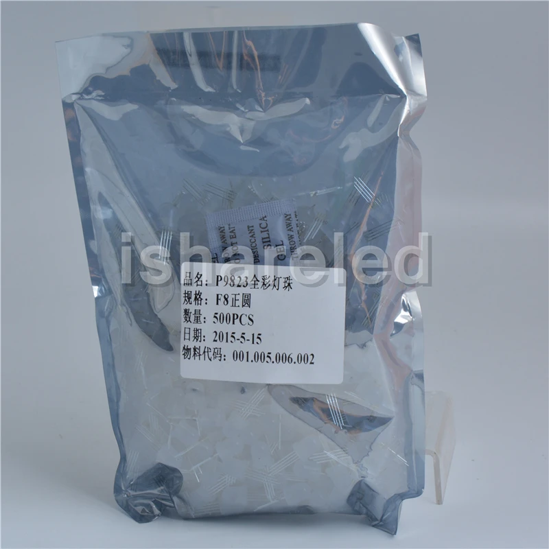100 шт. P9823 F5 F8 5 мм 8 полноцветные RGB адресуемые светодиодные чипы Bead DC5V|f5 led|f5 mobilef5 |
