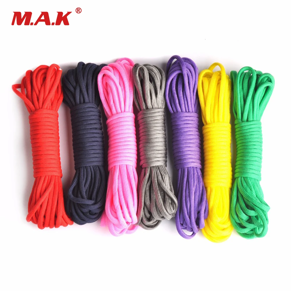 Paracord 550 100ft веревка Paracord Lanyard аксессуары парашют Deg для наружного кемпинга снаряжение и выживания