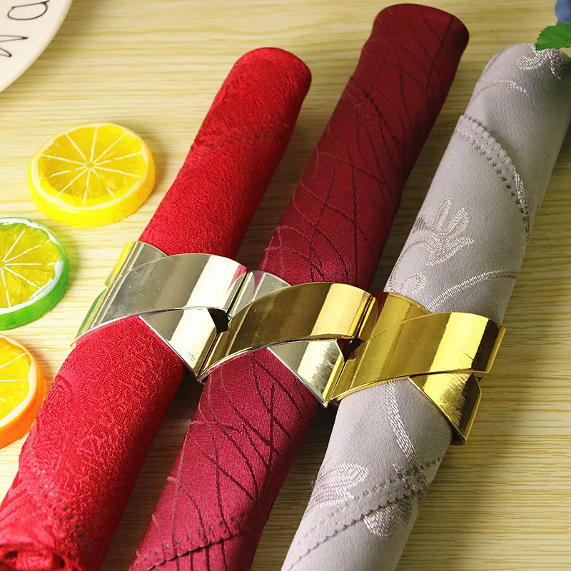 6 шт. кольцо для салфеток из сплава Пряжка принадлежности гостиниц посуда модель