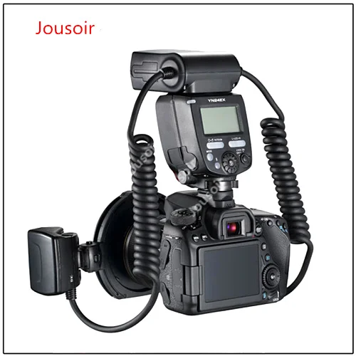 YN-24EX кольцевая макро-Вспышка Speedlite с 2 головками и 4 кольцевыми адаптерами для C 5D