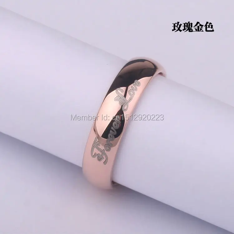 Мужское кольцо ювелирные изделия из карбид вольфрама гравировка Forever Love