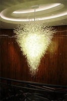 white colored hand blown murano glass chandelier hot sale new modern custom made italian style chandelier large