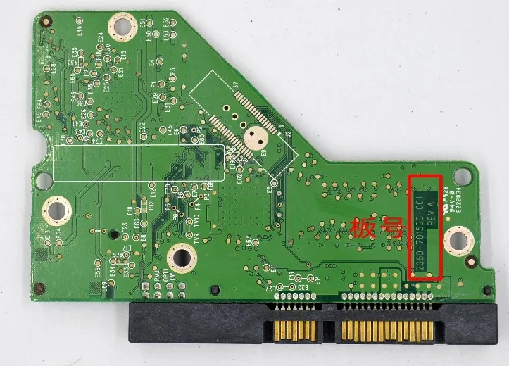 100% оригинальная хорошая тестовая материнская плата для HDD PCB 2060 701590 000 REV A ремонта