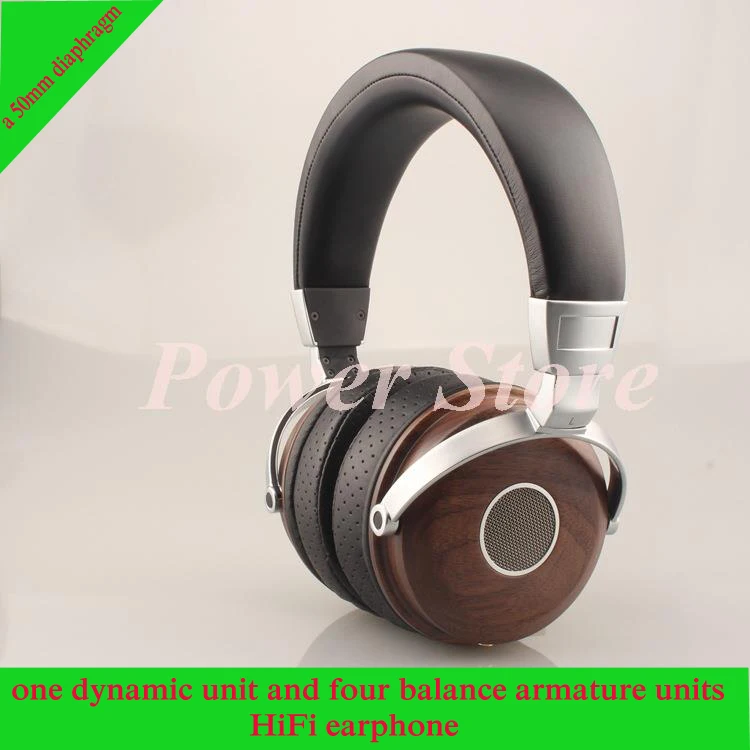 Гибридная гарнитура с 5 драйверами (50 мм динамические и 4 сбалансированные детали)