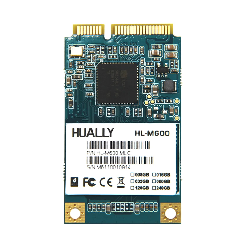Hually MSATA2 SSD Most Competitive Series 8GB 16GB 32GB MSATA Mini PCIE Solid State Disk Drive Hard for notebook computer | Компьютеры и