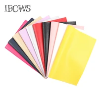 ibows 2230cm litchi pattern faux leather fabric for sewing artificial synthetic pu for diy bag shoes material hademade fabric