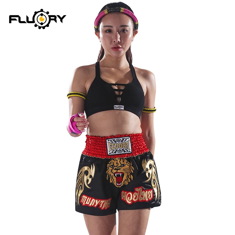 Шорты Fluory muay thai боксерские шорты для ММА взрослых и детей 2019 новый стиль
