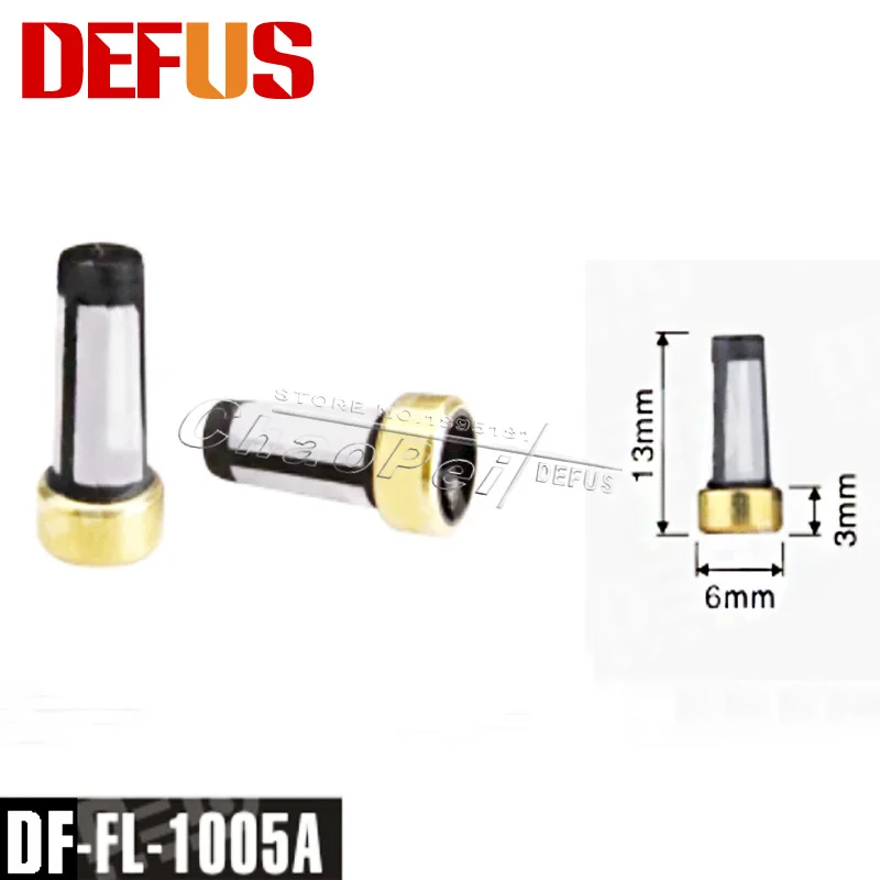 DEFUS 100 шт в партии нейлон 13*6*3 мм DF FL 1005A сетчатый фильтр топливный инжектор для CDH275