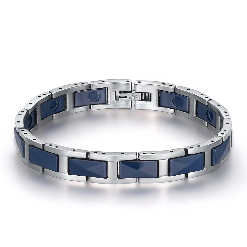 Трендовые ограненные прямоугольные 6 цветов керамические Парные браслеты