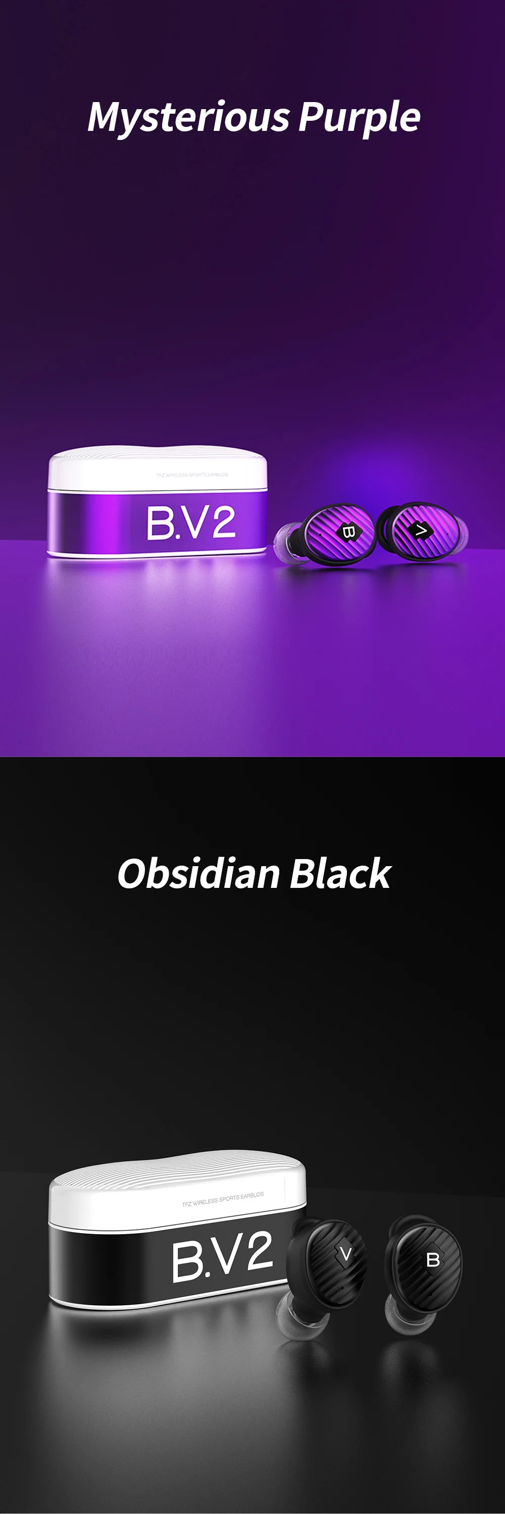 TFZ BV2 BV2 TWS Bluetooth V5.0 наушники-вкладыши с зарядным устройством двойной микрофон IPX5 для телефона huawei Xiaomi