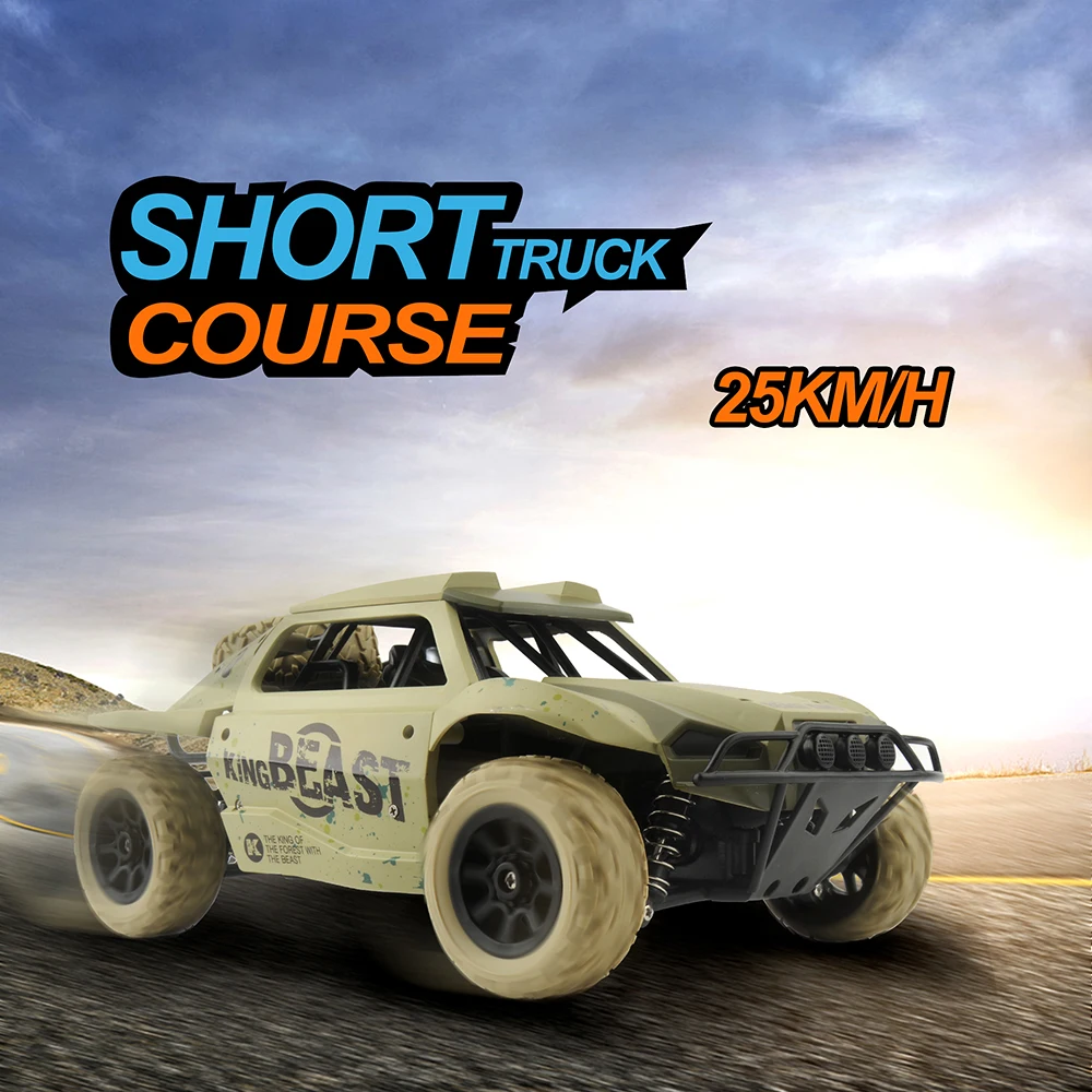 GizmoVine RC Car Short-Course Racing Truck Toys Model Shockproof 4 Wheel Drive High Speed Drift Remote Control Toy For Kids | Игрушки и