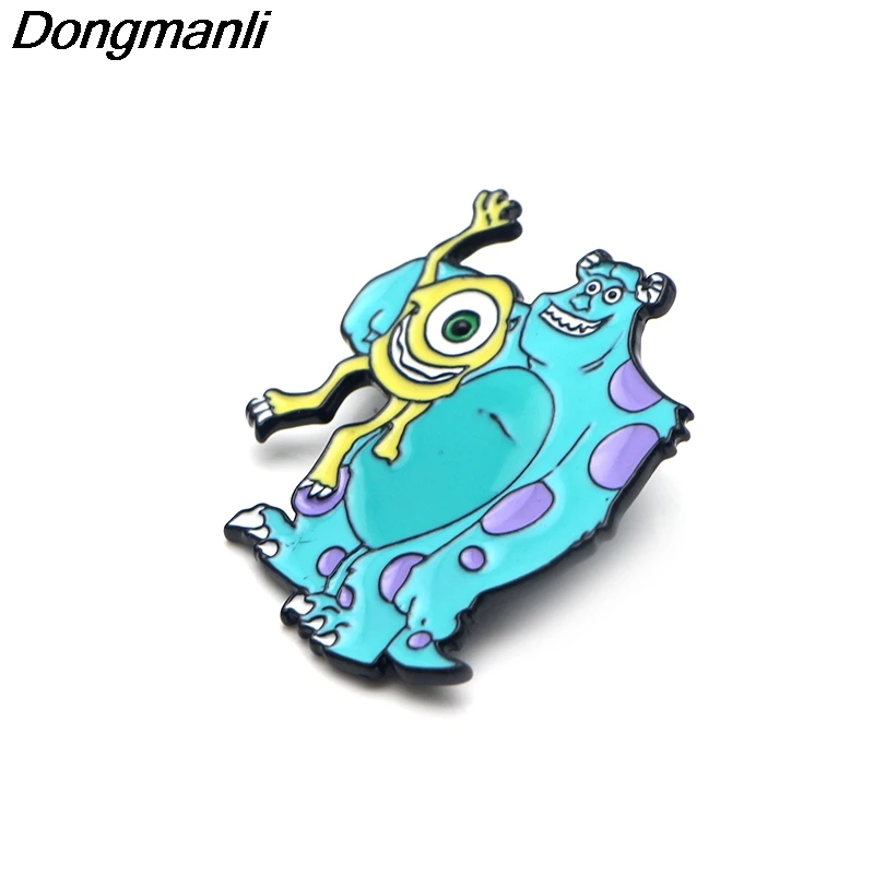 P3347 Dongmanli модные милые эмалированные булавки и броши для женщин и мужчин нагрудные булавки рюкзак сумки значок подарки для детей