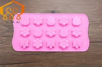 diy tulip flowers handmade soap cake baking toast bread dessert crystal biscuits silicone cake mold free shipping