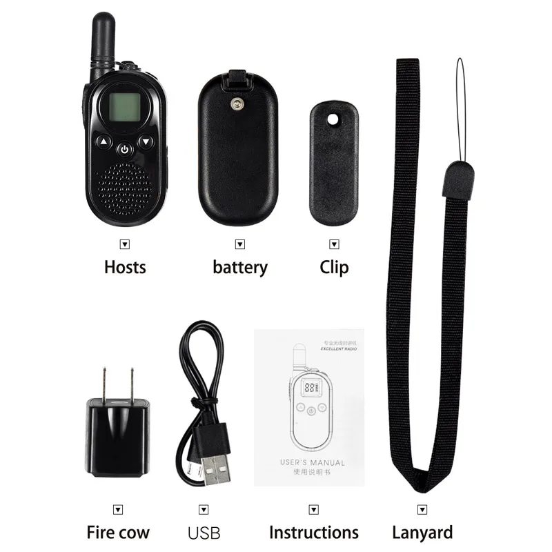 2 шт. портативная мини рация KTV uhf usb|walkie talkie|mini walkie talkiemini |