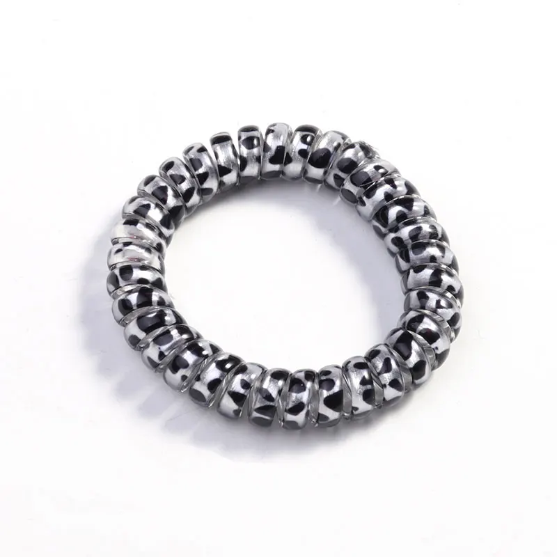 2 Шт./лот Женщины Дамы Девушки Ленты Для Волос 5.5 СМ Леопарда Печатных Эластичные