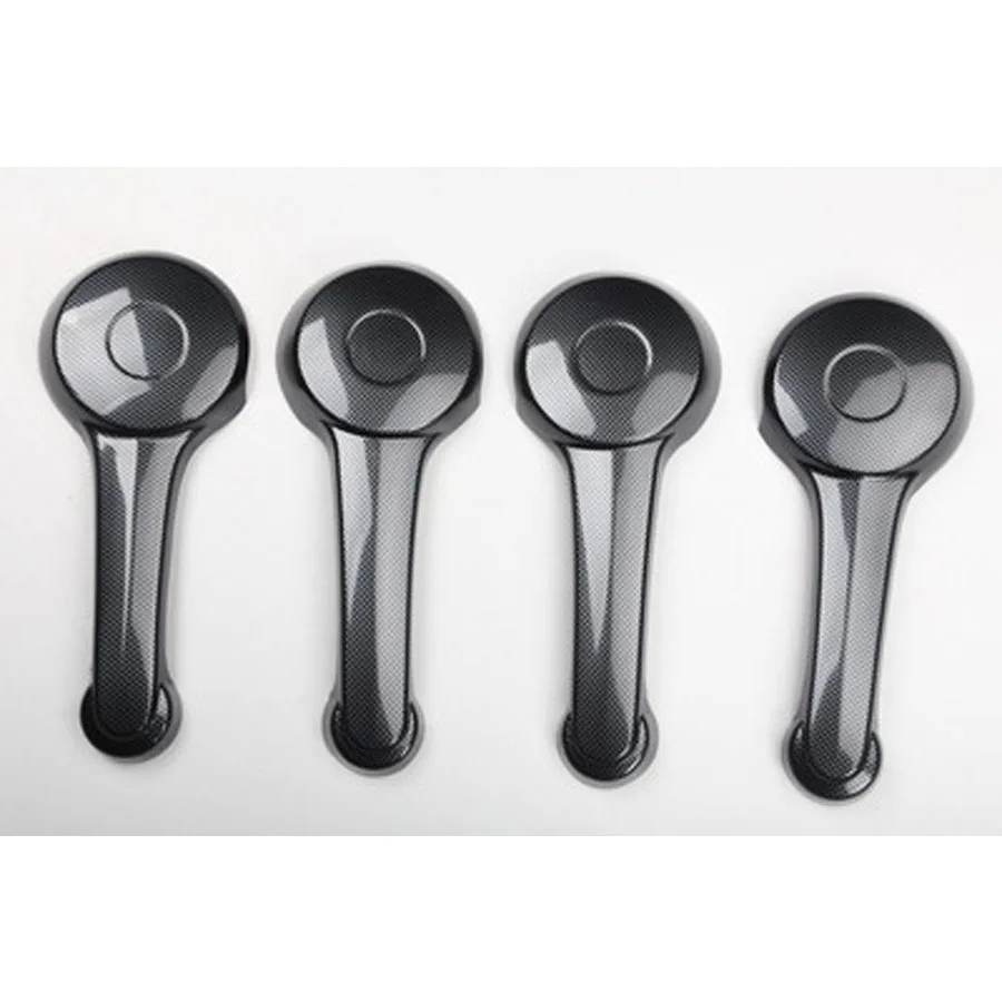 Door Interior Handle YAQUICKA углеродное волокно стиль автомобиля рулевое колесо переключения передач дверная ручка gps навигация отделка Стайлинг Обложка для Honda CRV CR-V 07-11 - Название цвета: Door Interior Handle