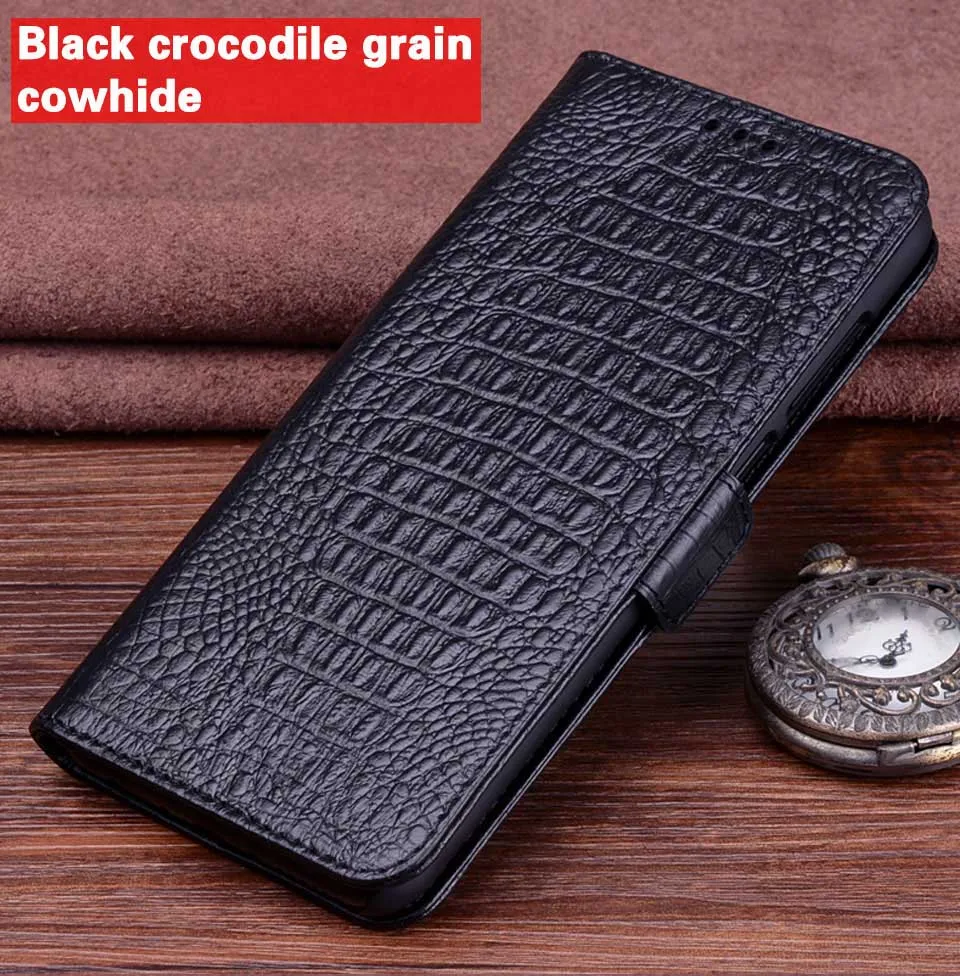 Black 1 RYKKZ Чехол-книжка из натуральной кожи для Blackberry KEY2, два BBF100-1, защитный чехол-подставка для мобильного телефона, кожаный чехол для KEYone - Цвет: Black 1