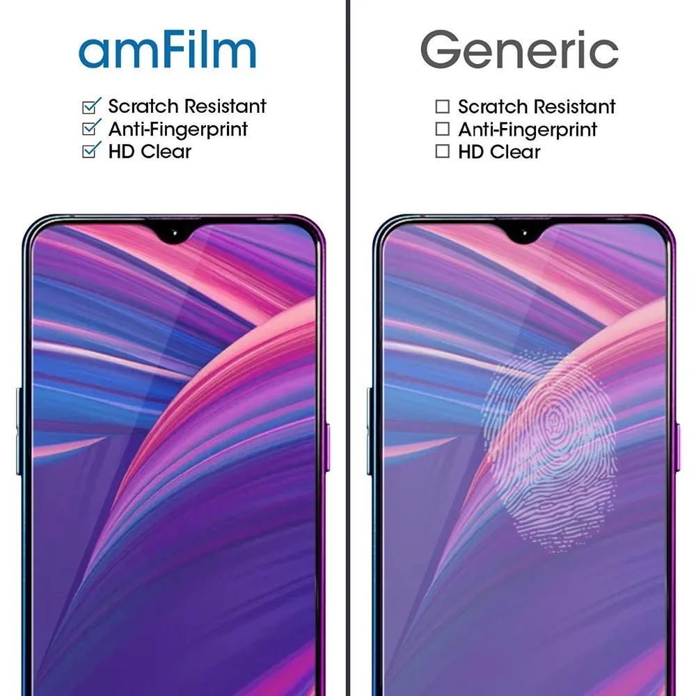 2.5D 9H закаленное стекло для OPPO A1K защита экрана телефона Премиум Закаленное Realme C2