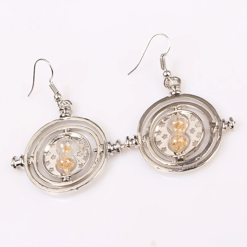 Горячая Распродажа H.P. Покрытием время серьги Turner песочные часы Винтаж кулон для